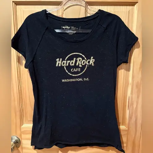 Hard Rock Cafe Washington DC Black Women's Top XL