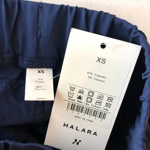 Halara Womens Jogger High Waisted Drawstring Side Pocket Plain Casual Navy XS