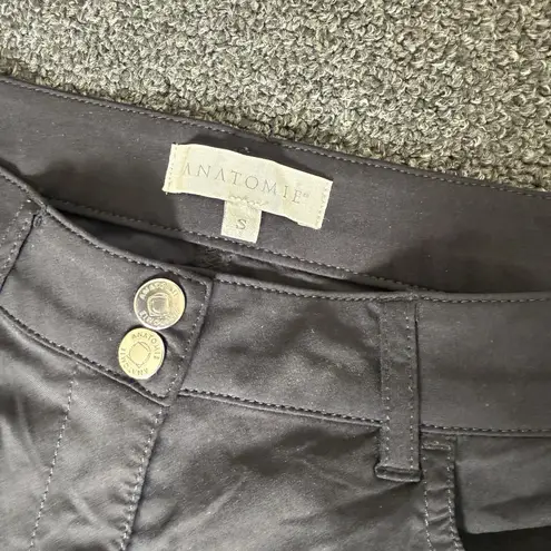 Anatomie Luisa Black Womens Athletic Travel Lifestyle Pants Size Small Slim Black