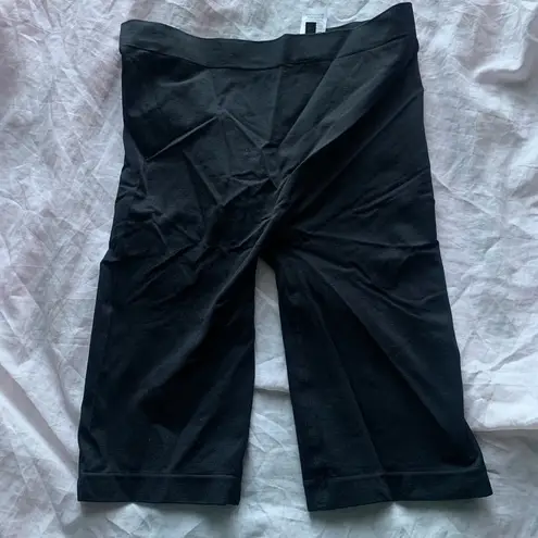 long spandex shorts Black Size undefined