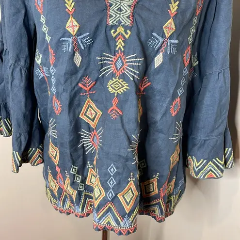 Johnny Was Johnny Was Cerise Tiered Sleeve Peasant Top