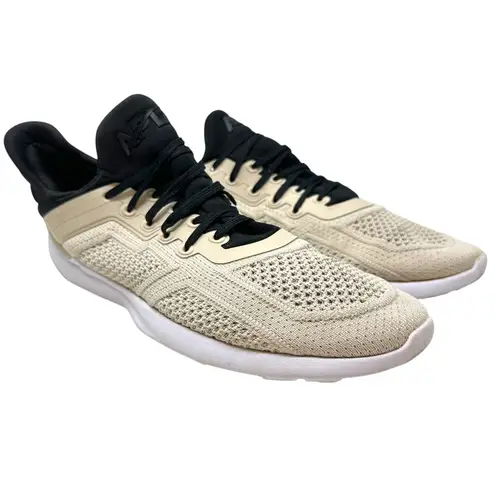 APL Techloom Tracer Sneaker Trainer Black Cream Beige White Size US 10