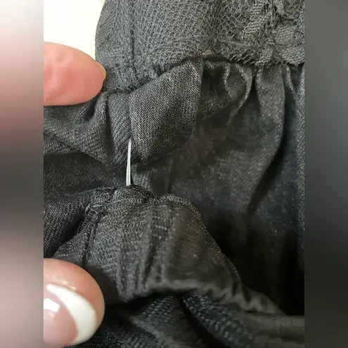 Pilcro and the Letterpress NWT Pilcro Black Strapless Detachable Tulle Lace Hourglass Midi Dress; size M