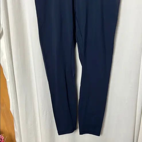 Colorfulkoala Navy Essential No-Roll High Waisted 7/8 Leggings Size Large