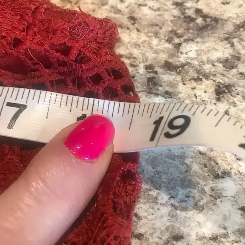 Sunny in Brooklyn Rust Sleeveless Blouse Medium Red