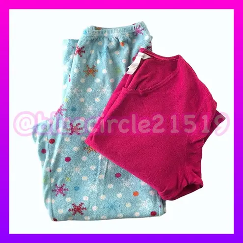 Delicates Brand Fleece Pajamas 2 Piece Set •Size XS