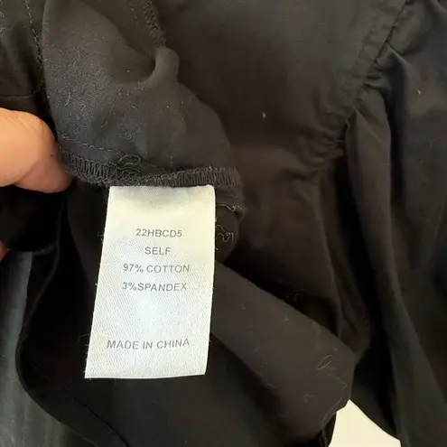 Hunter Bell Women's Maya Puff-Sleeve Eyelet Mini Dress Size S