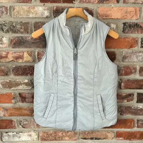 Smartwool  Gray Anchor Line Reversible Vest, M