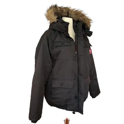 Phat Farm Weather Gear Men’s Parka Jacket | Size XL Black