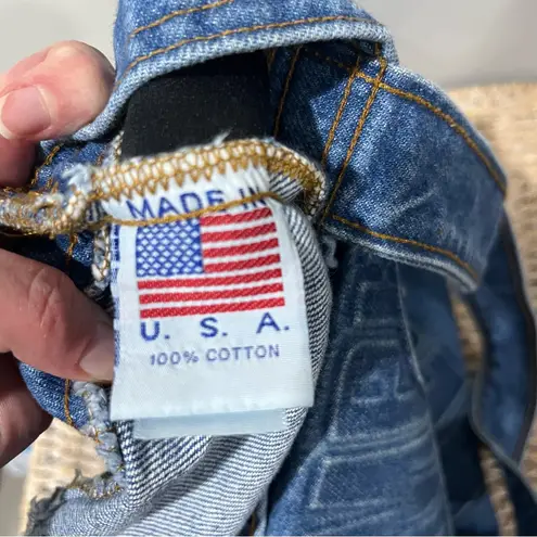 Tyca Large Denim Tote Bag Memphis Blues Embossed Denim Med Blue 19" x 21.5"