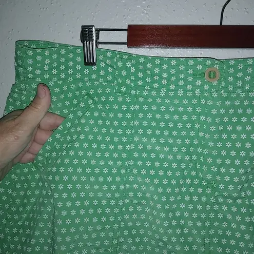 Lands End 18 Cotton Skort in Kelly Green