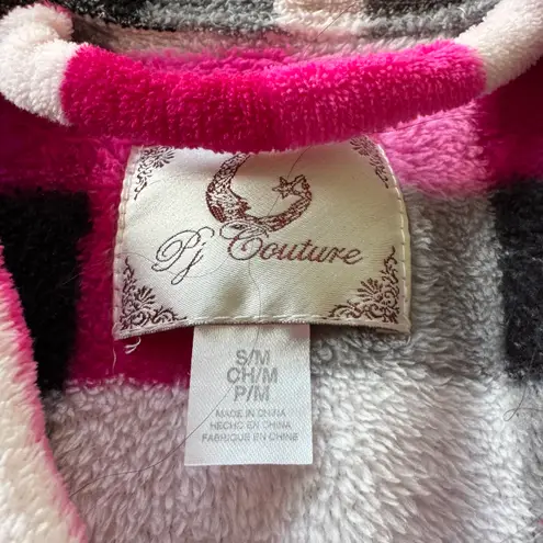 pj couture Super Soft Plush Fleece Kimono Robe