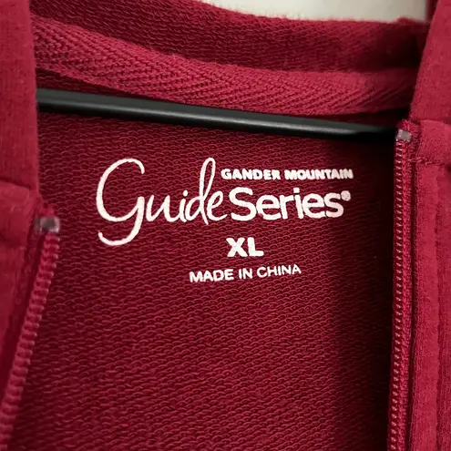 Gander mountain Guide Series Women’s 1/4 Zip Hooded Sweatshirt Red Size XL NWT