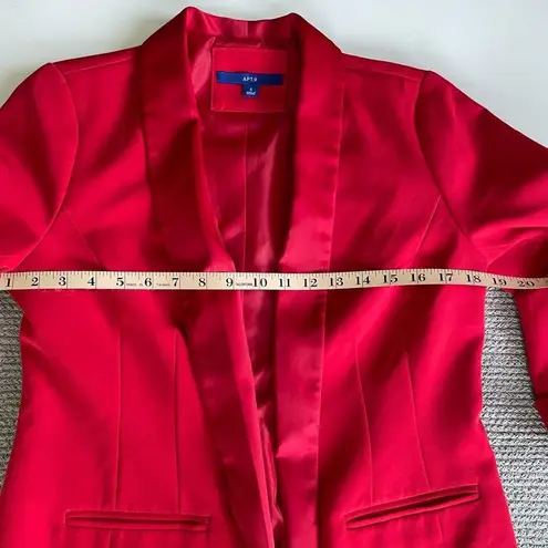 Vintage Apt. 9 Cherry Red Tuxedo Blazer Jacket Fully Lined Apt. 9 Size Small