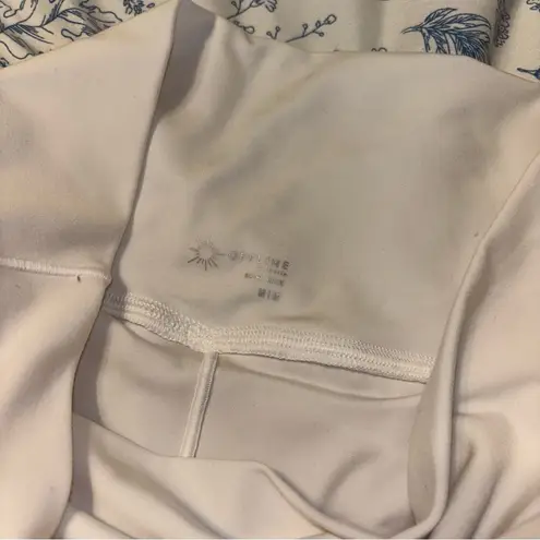 Aerie White flowy  crossover shorts thumbnail 3