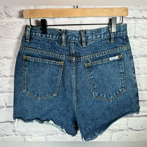 Bill Blass Bill Bass vintage high rise cut off denim shorts dark wash women’s size 10