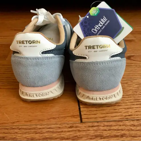 Tretorn Rawlins Sneaker Light Blue and White Sneakers Women's Size 8 NWT