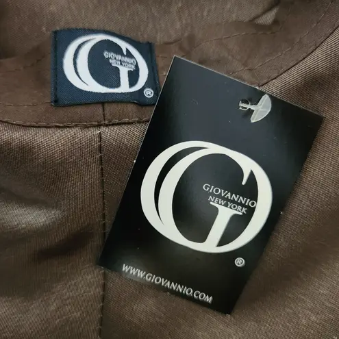 Giovannio New York Women’s Satin Hat in Brown and Taupe One Size NWT