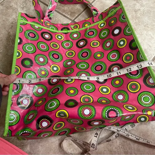 MSC Mainstreet Collection 14x14x4” Tote w/Handles Colorful Bag Light Wright