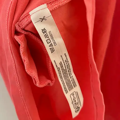 FREE PEOPLE Movement Hot Shot Halter Romper in Hibiscus Size Large Pink