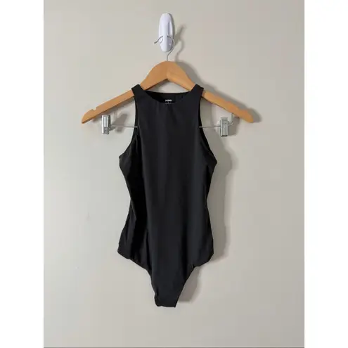 SKIMS Women’s Fits Everybody High Neck Bodysuit Onyx Size Extra Small NEW