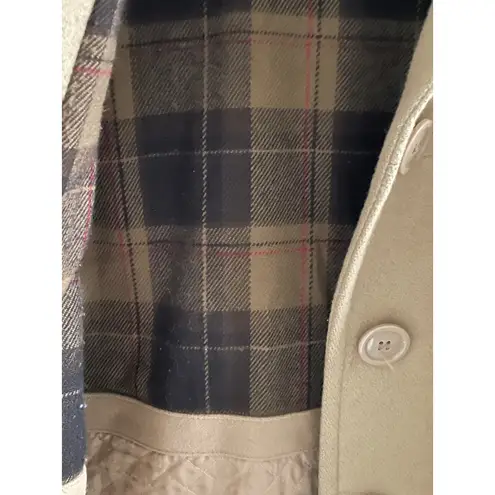 Charles Klein Camel Hair Wool Coat Jacket Size 16 Classic Tailored Outerwear Tan - Image 8