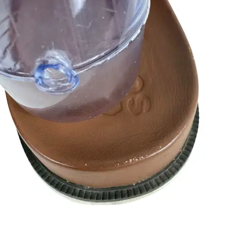 Sorel  Roaming Decon Brown Leather Lightweight Slide Sandals Women's Size 9 thumbnail 7