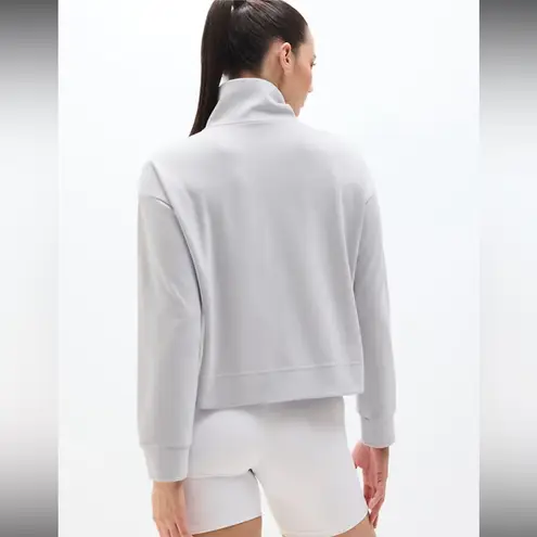 Athleta  Seasoft Quarter Zip Silky-soft with TENCEL™ size Large blue color - Image 3