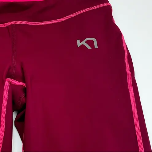 Kari Traa Womens Size XS Pink Leggings Athletic Workout Fitness Gym Running