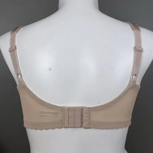 Glamorise MagicLift Original Support Bra Size 38C Beige Wireless Unlined 1000