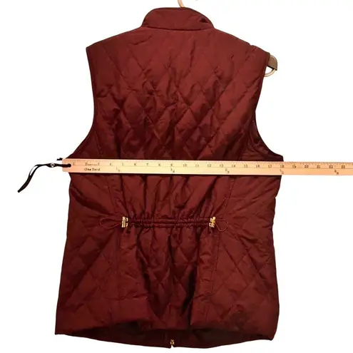 Croft & Barrow  Puffer‎ Vest Medium Red Quilted Gorpcore