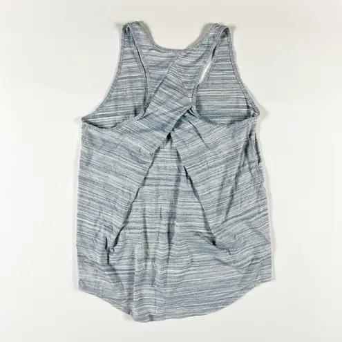 Lululemon  Women's Essential Tank Pleated Back Sleeveless Work Out Shirt Gray 4