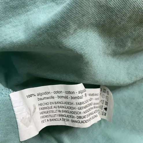 ZARA  Teal Ruffle Spaghetti Strap Tank Top Dress Size Medium Midi