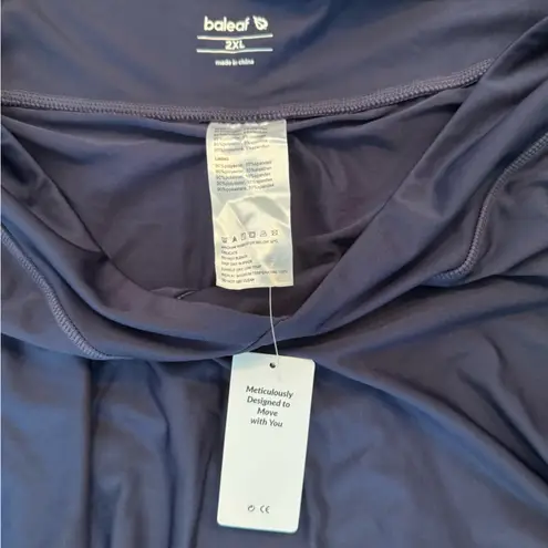 Baleaf Navy Athletic Skort 2XL Built-In Shorts Stretch Activewear Tennis Skirt