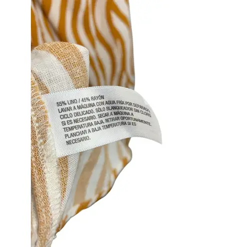 Womens Striped Sleeveless Midi Dress With Tie