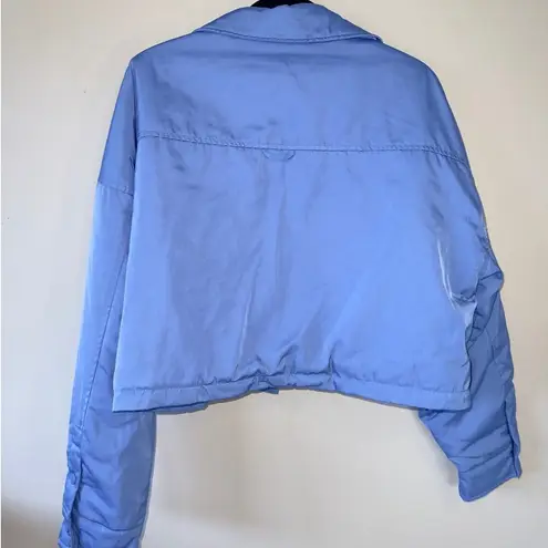 Forever 21 Forever 21xFUBU Cropped Jacket Blue -Size L