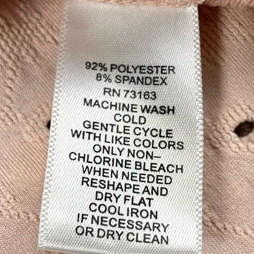 Melissa Paige Pink Eyelet Bell Sleeve Blouse XL