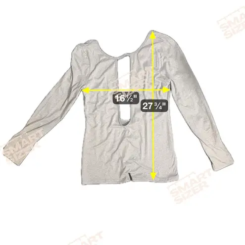 INAWLY Ladies' Solid Color Hollow Out Bodycon Jumpsuit Gray Size XL