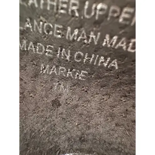 Karen Scott Black Leather Pumps Square Toe Heels Classic Bow Shoes Women 7