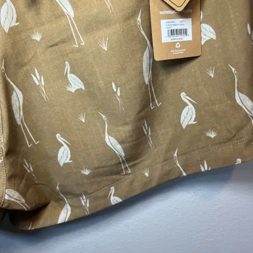 Marsh Wear Women's Fulton Hagwood Volley Shorts Cumin UPF 40 Outdoor NEW Large Tan