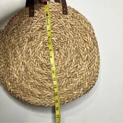 Joules Modena natural raffia‎ round summer bag shoulder bag Brown