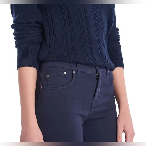 Barbour Essential Slim Trousers in Navy