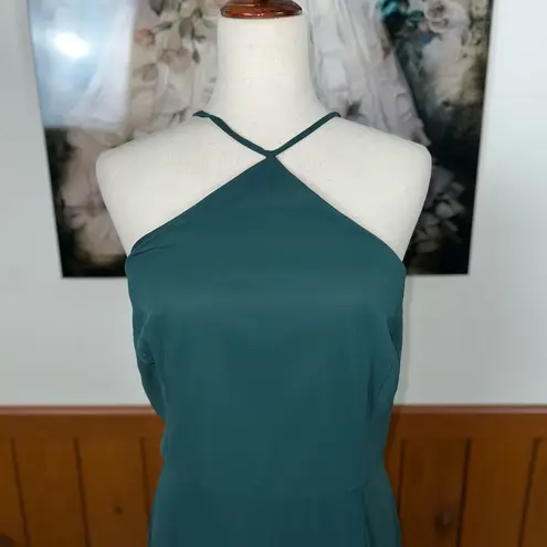 Pretty New Dessy Lovely Chiffon Bridesmaid Gown! Green Size undefined