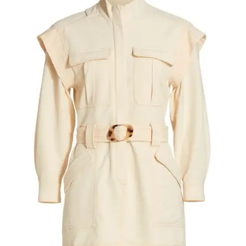 Jonathan Simkhai Daniella Textured Utilitarian Dress size 14 NWT