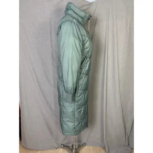 G-star Raw Sage Green Funnel Neck Puffer Coat XS Quilted Lightweight Minimalist