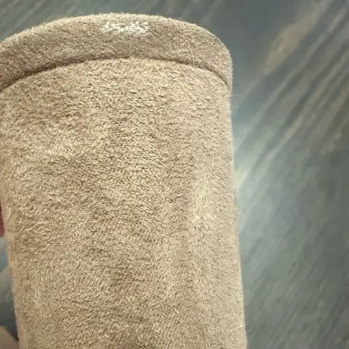 14th & Union  tan faux suede block heel slip on sandals size 9M - Image 5