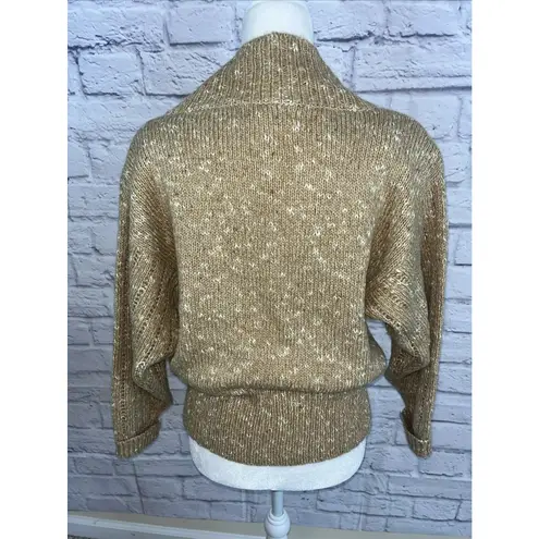 Rosebud Vintage 80s Women’s Coastal Grandma Cardigan Wool Blend Sweater Size L