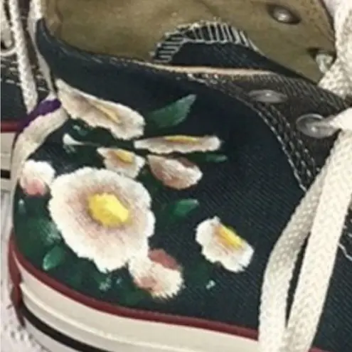 Converse Custom Floral and Butterfly  All-Star Size 5.5 Unique  Painted Canvas thumbnail 10