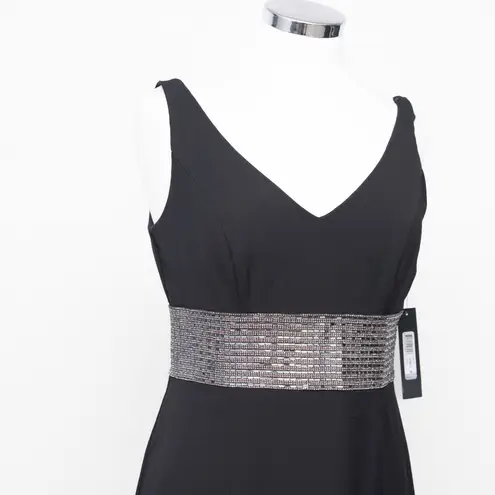 Donna Karan New York Embellished V Neck Gown