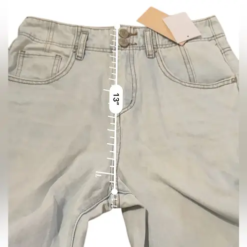 JustFab Light Wash High Rise Wide Leg Jeans Sz 27 NEW